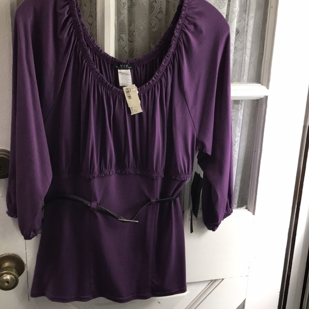 VEX Collection Purple Top NWT